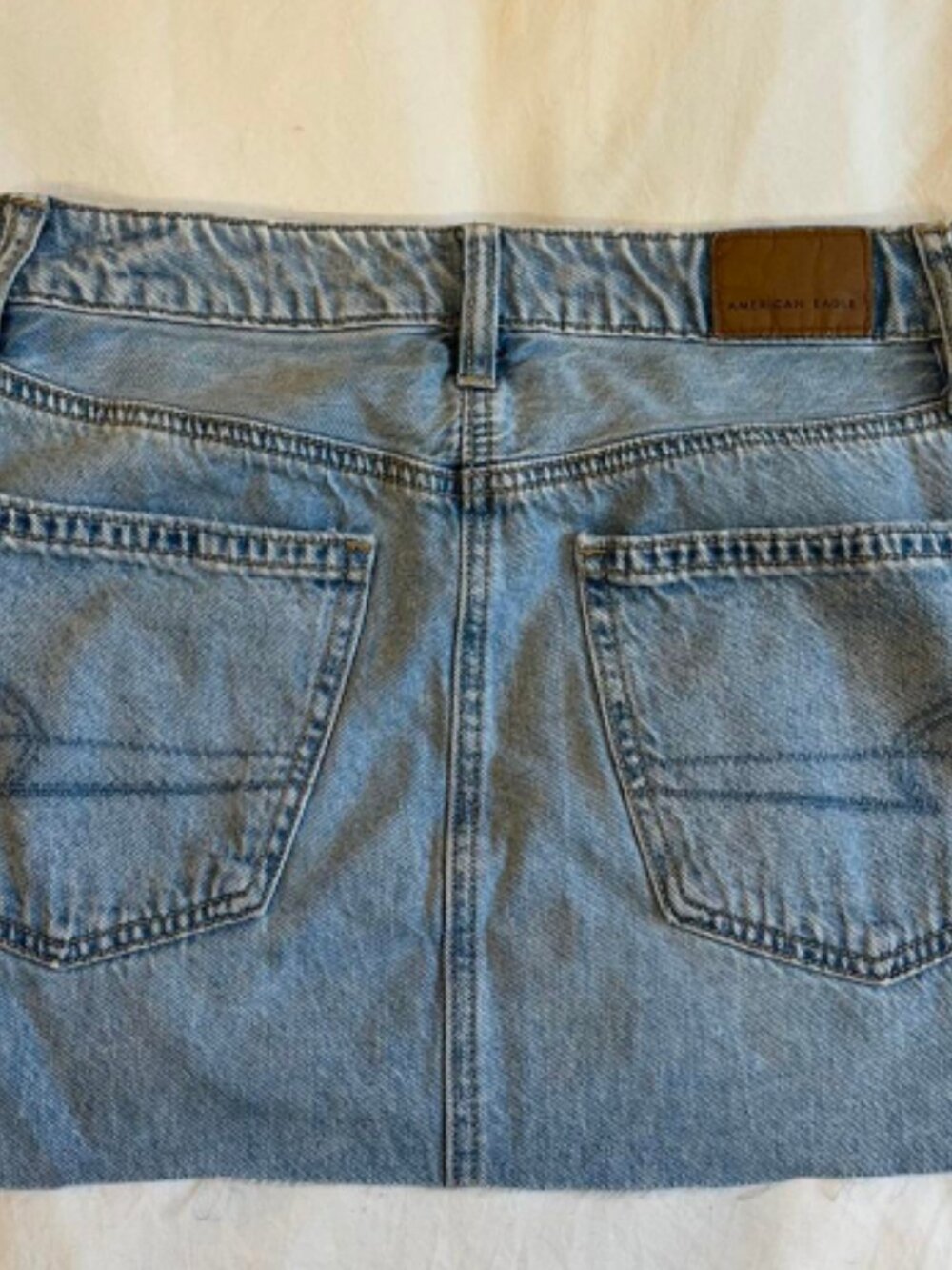 American Eagle retro washed denim short skirt - Picture 2 of 3